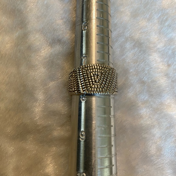 ☘️ELGIN TOM NAVAJO STERLING SILVER MAZE RING - Picture 2 of 4